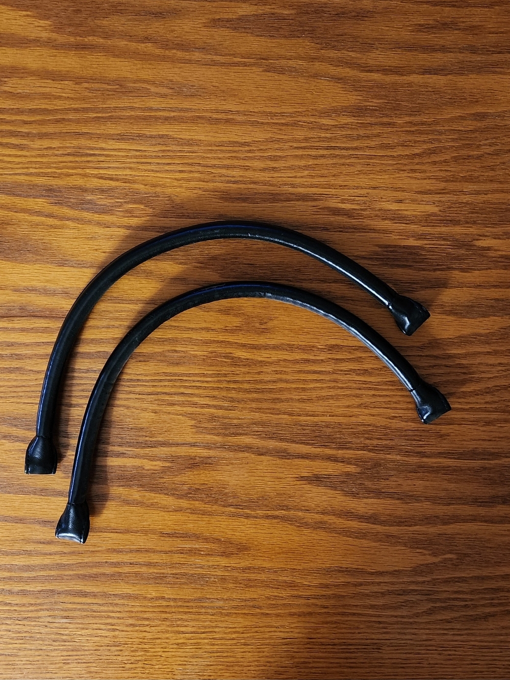 Miche Classic Black Curved Purse Handles (Pair)
